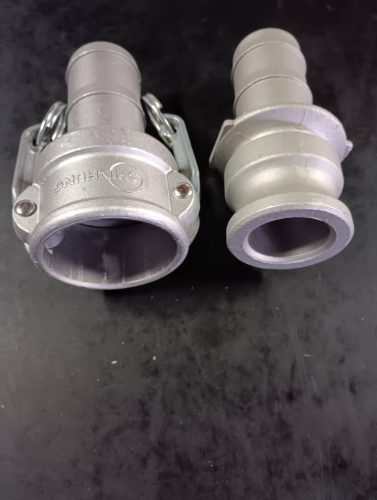 Camlock Coupler 40A ท่อยึดอลูมิเนียมเส้นผ่านศูนย์กลางภายใน 38 มม