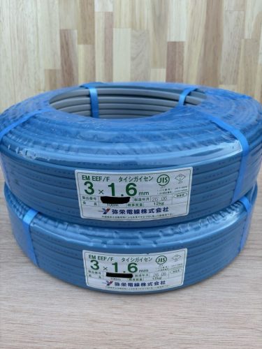 สายไฟ Yasaka EM EEF/F Taishigaisen 3×1.6มม. 100ม. 2ชุด