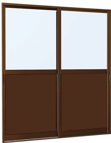 บานเลื่อนอลูมิเนียม YKK store บานเลื่อนครึ่งนอก STH W1694×H1817 (1618)
