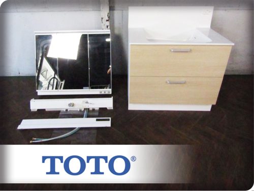 ของตั้งโชว์รายการที่ยังไม่ได้ใช้ TOTO Octave/Octave W90 กระจกสามด้าน/ตู้กระจกโต๊ะเครื่องแป้งห้องน้ำ 470,000 ymm4765k
