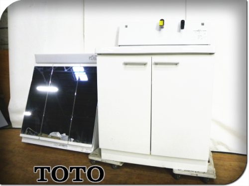 ของตั้งโชว์รายการที่ไม่ได้ใช้ TOTO KZ series W75 กระจกสามด้าน/โต๊ะเครื่องแป้ง/ตู้กระจกโต๊ะเครื่องแป้งห้องน้ำ 180,000 ymm3957k