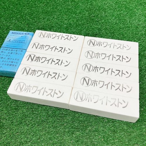 Naraku Q958 Noritake Whitestone เพชร/CBN ล้อ Sharpening Whetstone 30x25 มม.ความยาวรวม 105 มม.Whetstone ขัดชุด 10