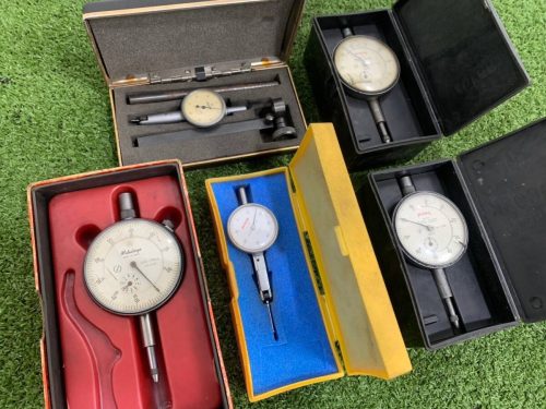 static) 5 รายการพร้อมกัน Mitutoyo/Mitutoyo PEACOCK/Peacock dial gauge NO.2046/NO.513-101/PC-1B/NO.107 สามารถรับได้ t722-4