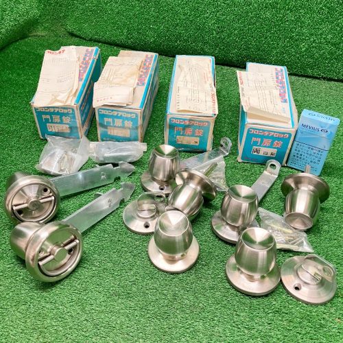 Yataku Q894 Kyuriki Frontier Gate Lock สำหรับประตูบานคู่ x 2 ชิ้น, สำหรับประตูบานเลื่อน x 2 ชิ้นชุด 4 ชิ้น