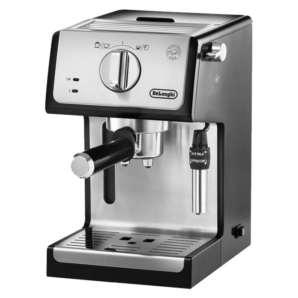 เครื่องชงกาแฟเอสเพรสโซ DELONGHI ECP35.31 1.1 ลิตร สีเงินดำ