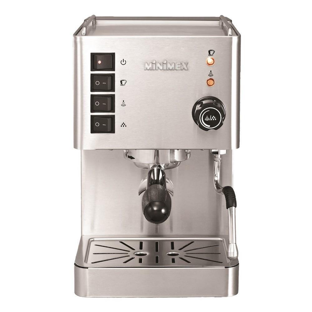 เครื่องชงกาแฟเอสเพรสโซ MINIMEX SUPER RICH สีเงิน