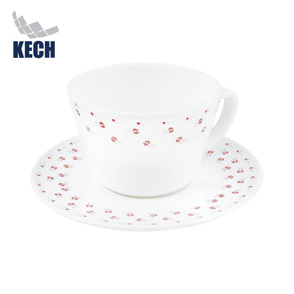 ชุดถ้วยกาแฟแก้วโอปอล 200ml KECH ALTAN