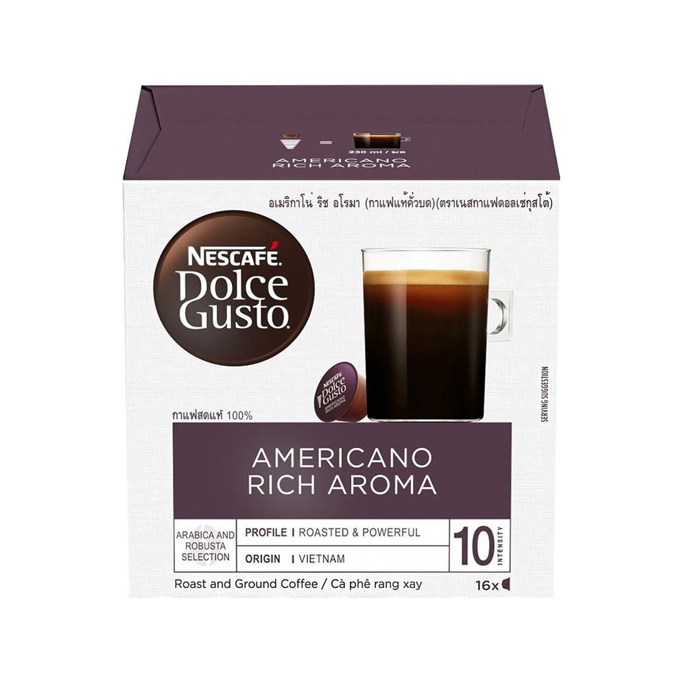แคปซูลเครื่องชงกาแฟ NESCAFE DOLCE GUSTO AMERICANO RICH AROMA