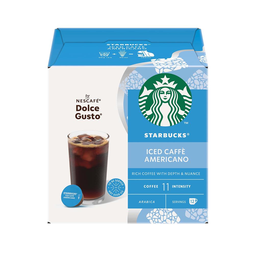 แคปซูลเครื่องชงกาแฟ NESCAFE DOLCE GUSTO STARBUCKS ICE AMERICANO