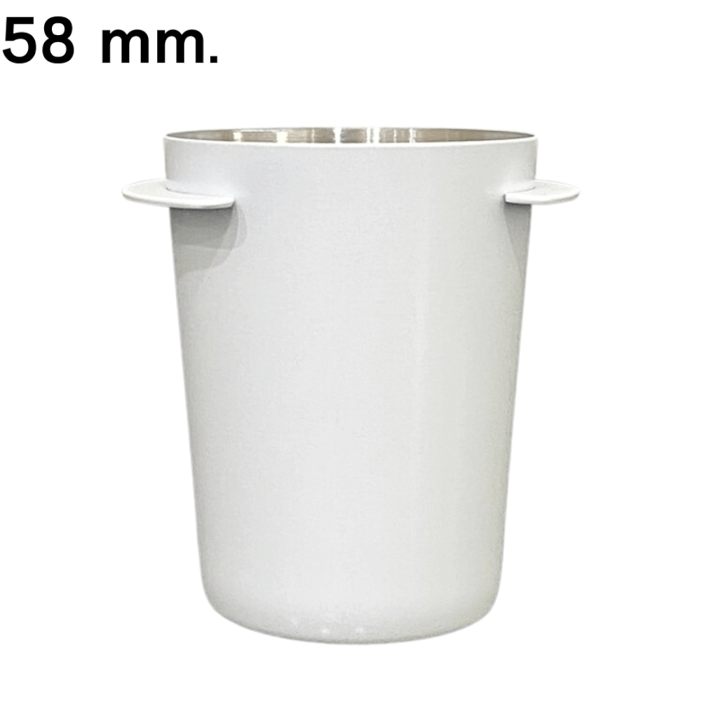 ถ้วยโดส ETZEL ตวงเมล็ดกาแฟ รองผงกาแฟไม่ให้หก สำหรับด้ามชงกาแฟ 58mm สีขาว