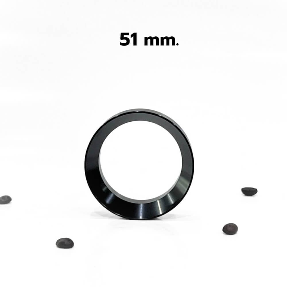 แหวนครอบด้ามชงกาแฟ กันหก ETZEL ขนาด 51 มม. สีดำ