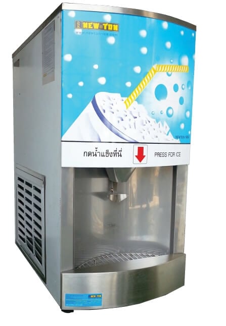 เครื่องทำน้ำแข็ง NEWTON รุ่น NT809F กำลังการผลิต 55 กก./วัน