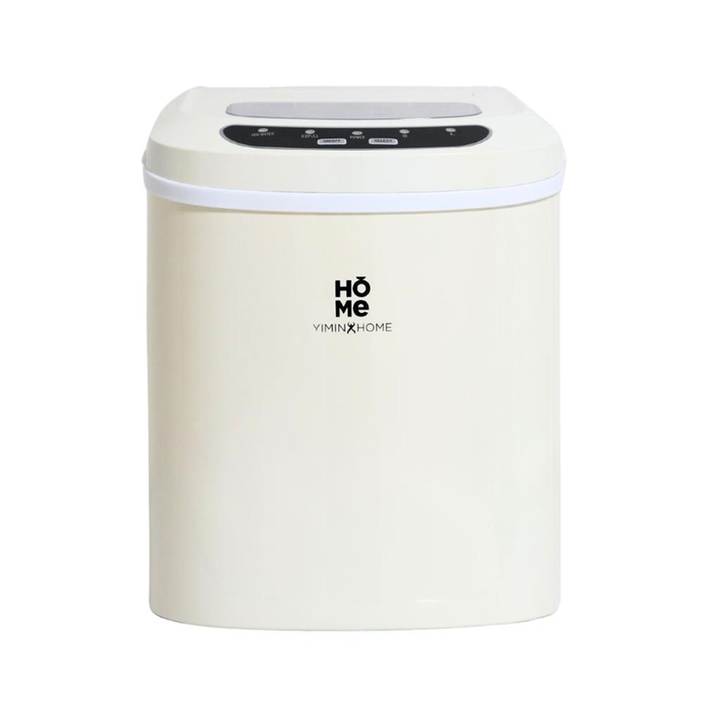 เครื่องทำน้ำแข็งอัตโนมัติ YIMIN HOME HZB-12/SA สีครีม