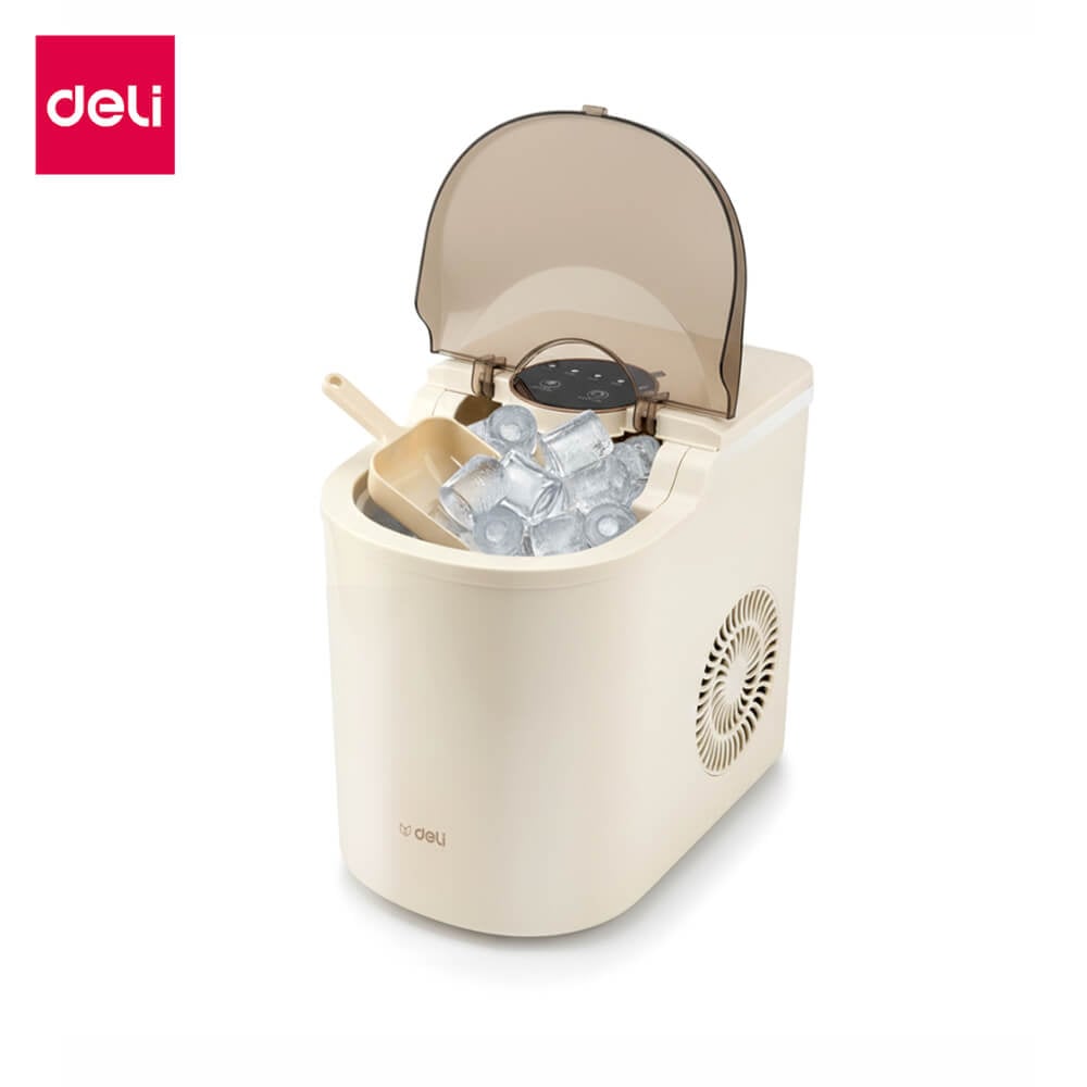 เครื่องทำน้ำแข็ง DELI LD668-BG-01 สีเบจ