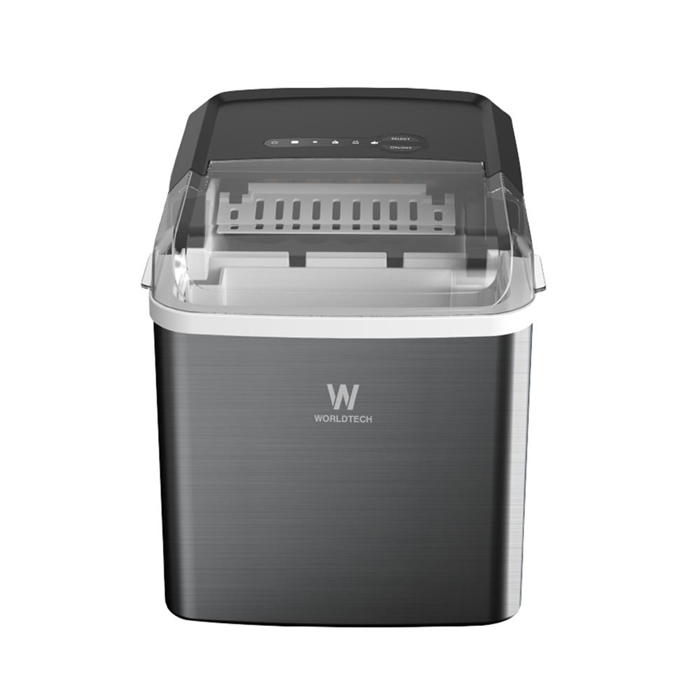 เครื่องทำน้ำแข็งอัตโนมัติ WORLDTECH WT-IM600A 2 ลิตร สีเงิน