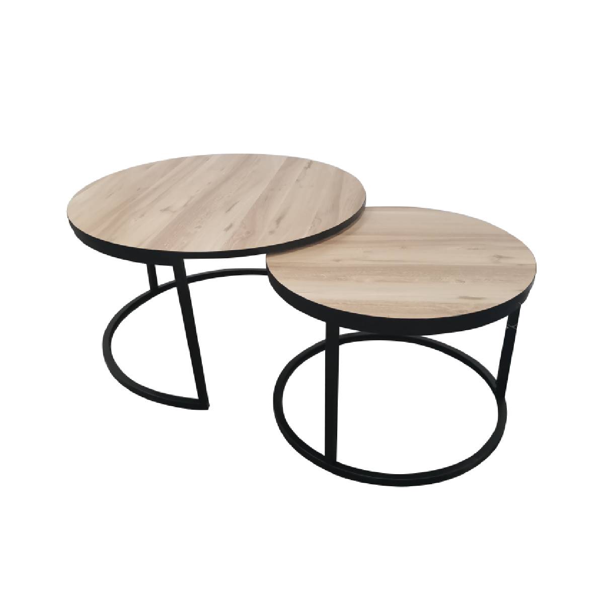 DECOS ชุดโต๊ะกลางไม้ รุ่น JOLIE สีบีช