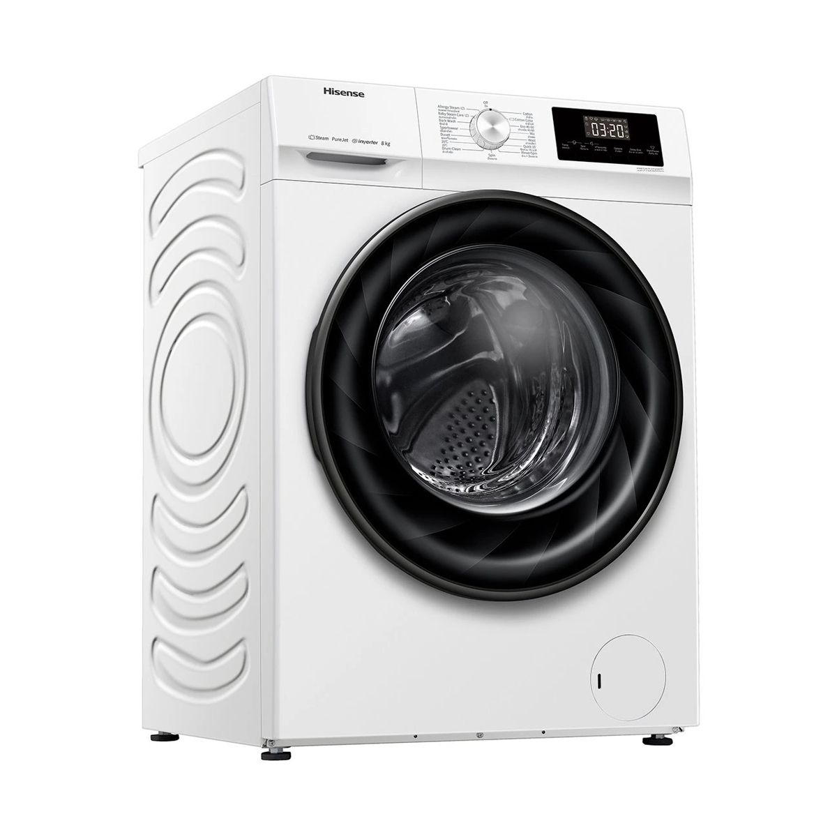 HISENSE เครื่องซักผ้า ฝาหน้า 8 กก. รุ่น WFQY8014EVJM