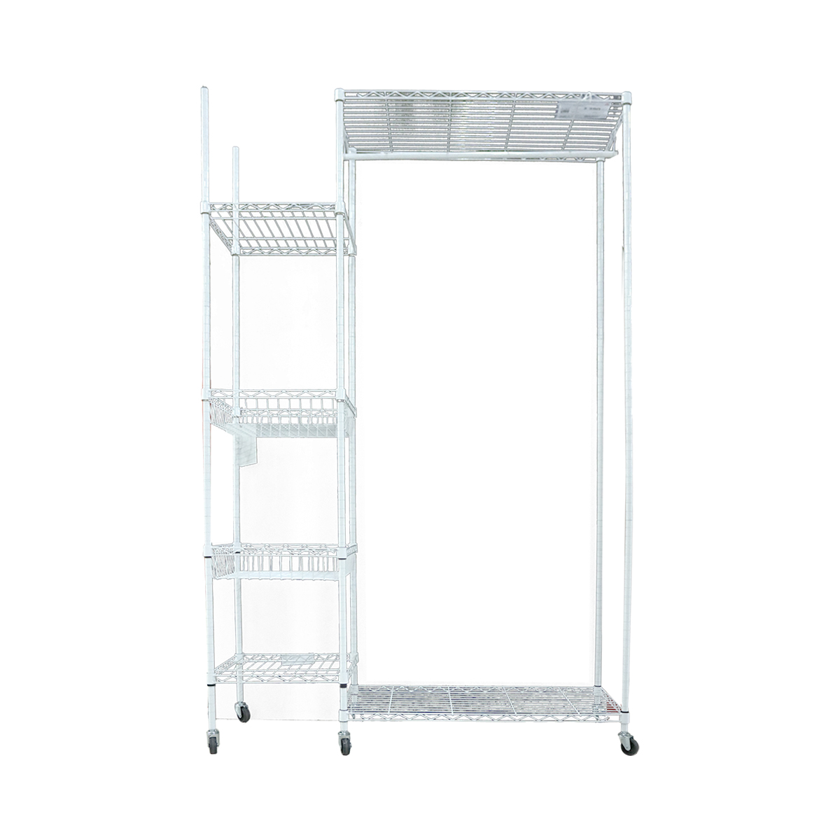 DECOS โครงตู้เสื้อผ้าเหล็ก 120 ซม. รุ่น Winter สีขาว