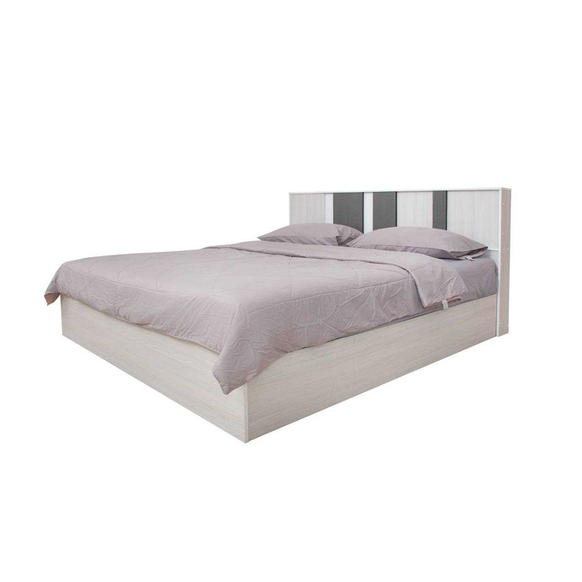 DECOS เตียงนอน 6 ฟุต รุ่น Irene สีน้ำตาล