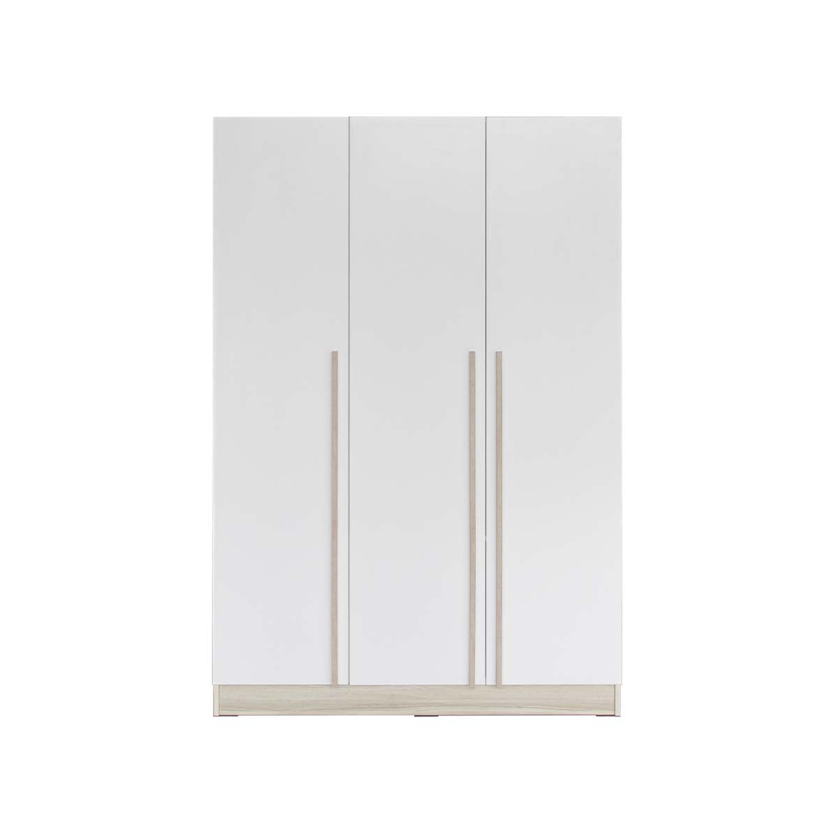 DECOS ตู้เสื้อผ้า 3 บานเปิด 120 ซม. รุ่น Dolly สีขาว