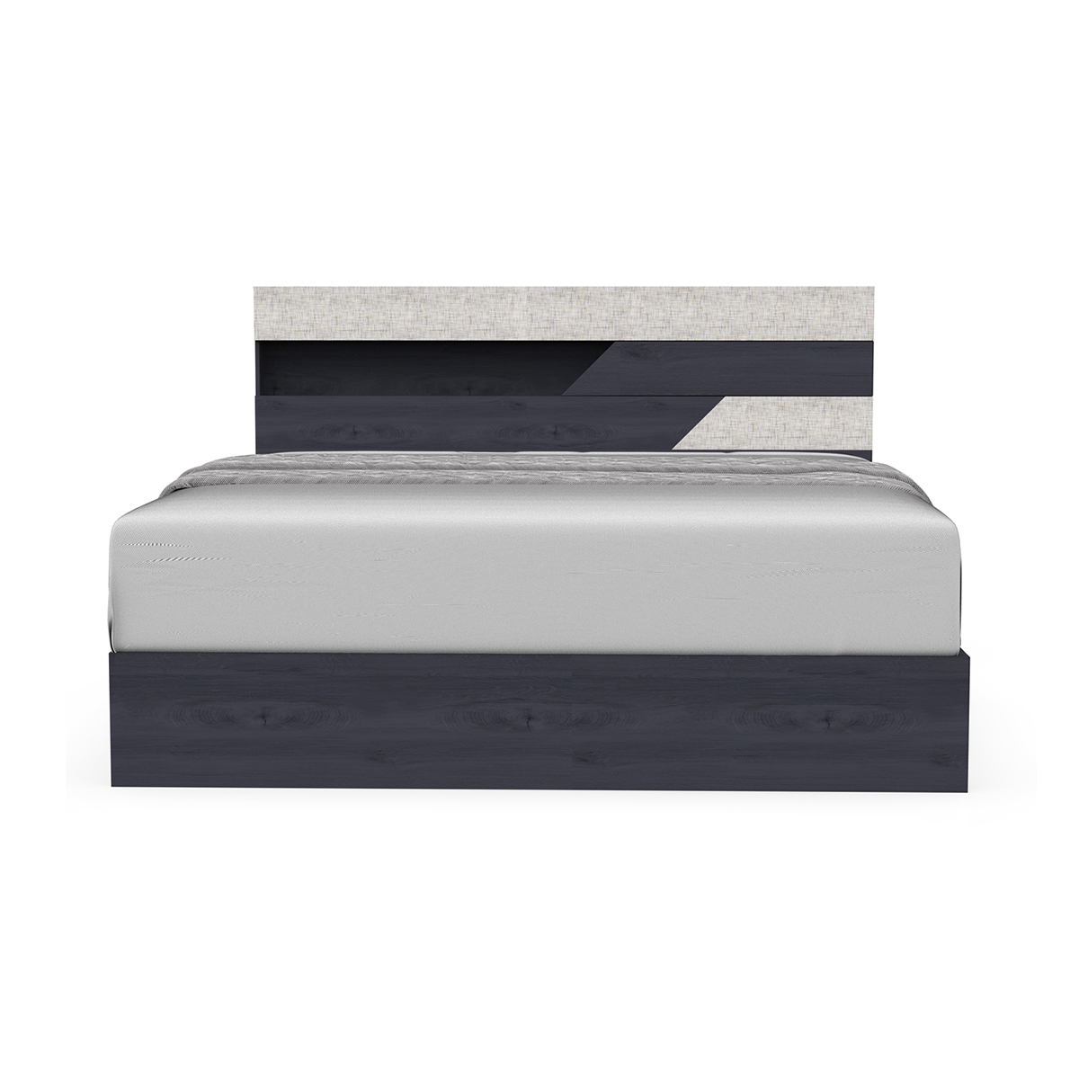 PREMIO เตียงนอน 6 ฟุต พร้อมลิ้นชัก รุ่น BW1889 PASSION PLUS สีดำ