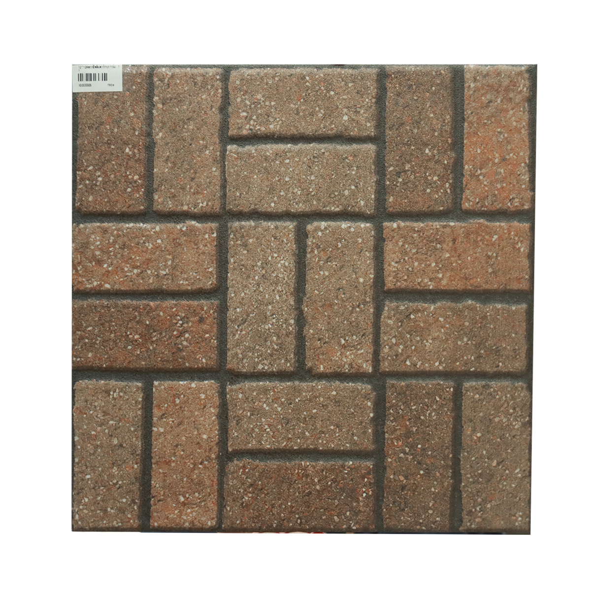 ดูราเกรส กระเบื้องพื้น เซรามิค 12 x 12 A ลาย ฮัตตั้น ดาร์กบราวน์ สีน้ำตาล (กล่อง 11)