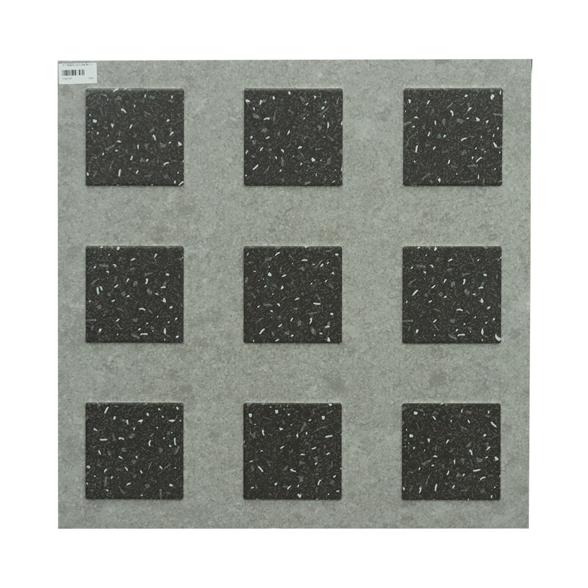 CERGRES กระเบื้องพื้น พอร์ซเลน 16 x 16 A รุ่น ไปเปอร์ แบล็คแม็ท สีดำ (กล่อง 6)