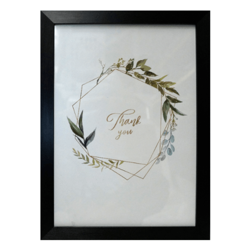 กรอบรูป ขนาด A3 เมทัลลิค สีดำ