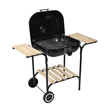 เตา BBQ ถ่าน SPRING 22T ฝาอบ สีดำ