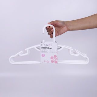 SAKU ไม้แขวนเสื้อเด็ก รุ่น 5712 ขนาด 32x16 ซม. 6ชิ้น/แพ็ค