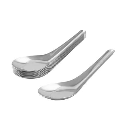ช้อนจีนสเตนเลส ZEBRA แพ็ค 12