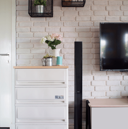 UP ตู้ลิ้นชักพลาสติกมีท็อป 4 ชั้น ขนาด 63x42x90 ซม.รุ่น SUMO-WT สีขาว