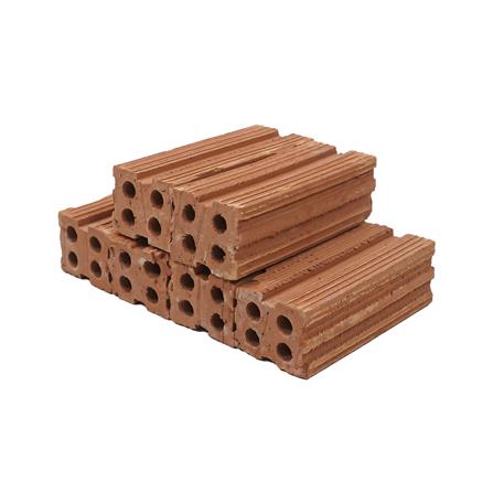 อิฐแดง 4 รู ONGROUND 5x6x15 ซม. (60 ก้อน/กระสอบ)