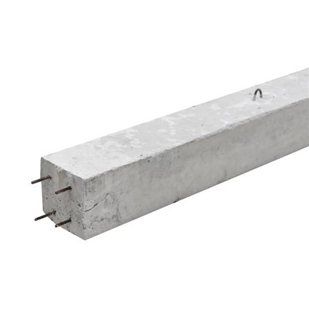 เสารั้วอัดแรง 4 นิ้ว เสริมเหล็ก GC 10x10x200 ซม.