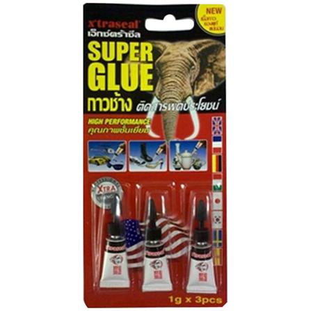 กาวช้าง X'TRASEAL 1 กรัม สีใส