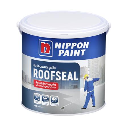 อะคริลิกกันซึม NIPPON PAINT ROOFSEAL 4 กก. สีขาว