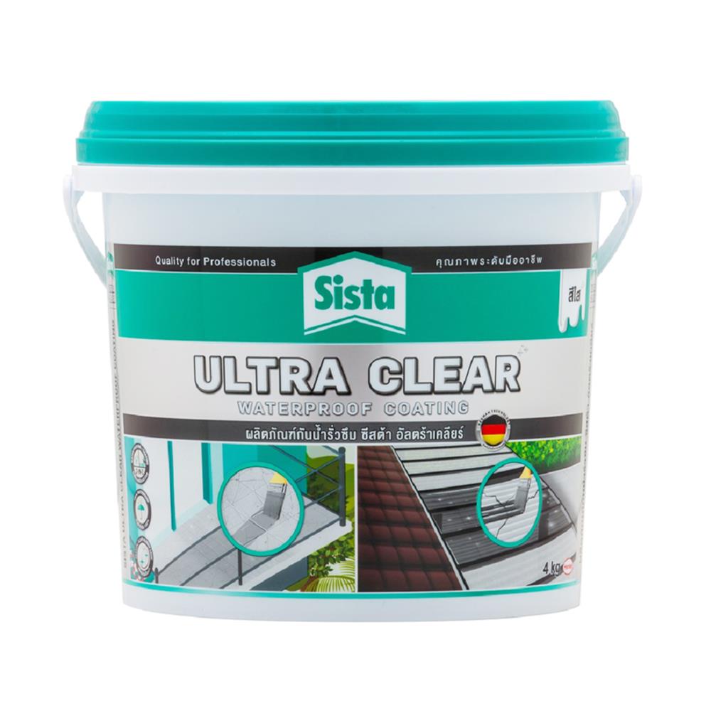 อะคริลิกกันซึม SISTA ULTRACLEAR 4 กก. สีใส