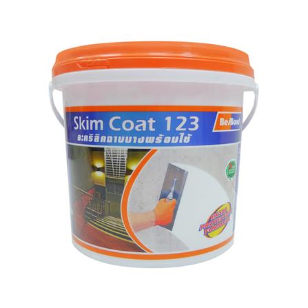 อะคริลิกฉาบ BESBOND 123 5 กก. สีขาว