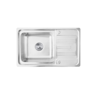 DYNAHOME อ่างล้างจาน 1 หลุมมีที่พัก DH-7545CB