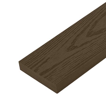 ไม้ระแนง WPC แบบตัน WATSADUNIYOM OLA-S004 9.0x1.3x300 ซม. สีน้ำตาลช็อกโกแลต