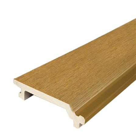 ไม้ผนังภายนอก WATSADUNIYOM 6 นิ้ว ลายเรียบปัดเสี้ยน 15.6X300x2.1 ซม. สีสัก