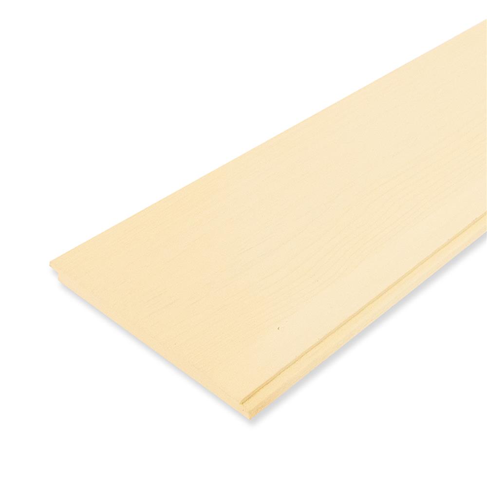 ไม้ผนังบังใบ CONWOOD ลายเสี้ยน หน้า 6 นิ้ว 1.1X15X305 ซม. สีขาวงาช้าง