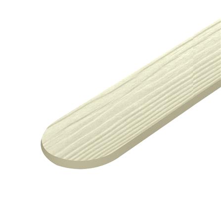 ไม้รั้ว หัวโค้ง DURAONE หน้า 4 นิ้ว 10X100X1.2 ซม. สีรองพื้น