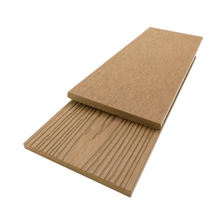 ไม้รั้ว 3D แบบหัวตัด THAISUN SX115S9.5 11.5x0.95x200 ซม. สีไม้สัก