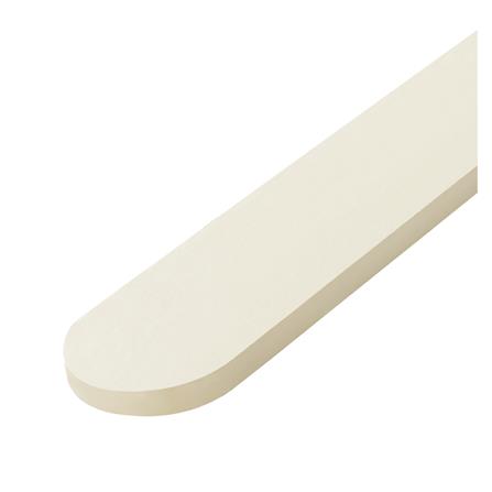 ไม้รั้ว SHERA คลาสสิกผิวเรียบ 10X100X1.6 ซม สีขาวปะการัง