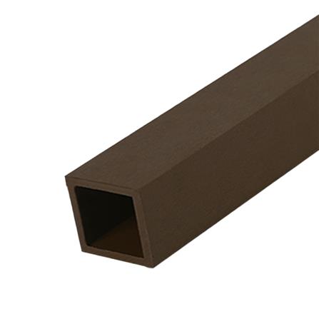 ไม้ระแนง WPC แบบกลวง WATSADUNIYOM OLT-H001 5x5x300 ซม. สีน้ำตาลช็อกโกแลต