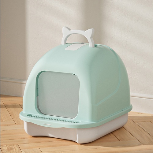 DUDUPETS ห้องน้ำแมวทรงโดมพร้อมที่ตักทราย 36x47x36.5ซม. รุ่น LAMOONY