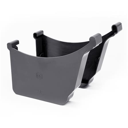 ฝาปิดปลายรางพีวีซี โอเค สีเทา