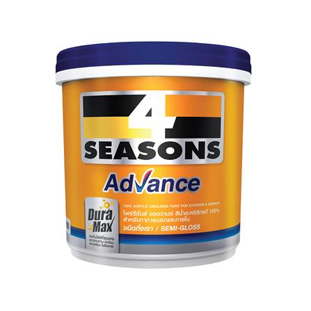 สีน้ำทาภายนอก TOA 4 SEASONS ADVANCE BASE A กึ่งเงา 1 แกลลอน