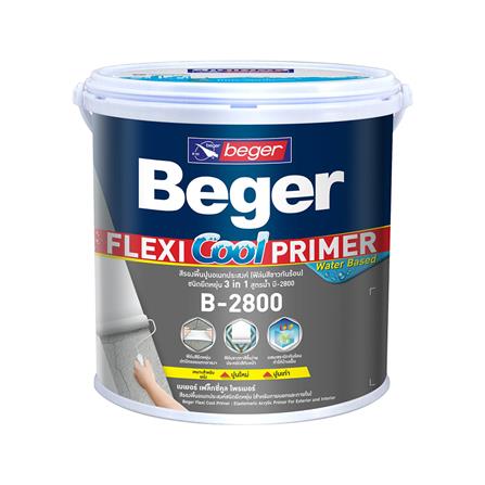 สีรองพื้นปูนอเนกประสงค์ BEGER FLEXI COOL PRIMER 4 กก.